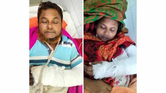 ভান্ডারিয়ায় মোবাইল চুরি নিয়ে দ্বন্দ্বে একই পরিবারের আহত ৩