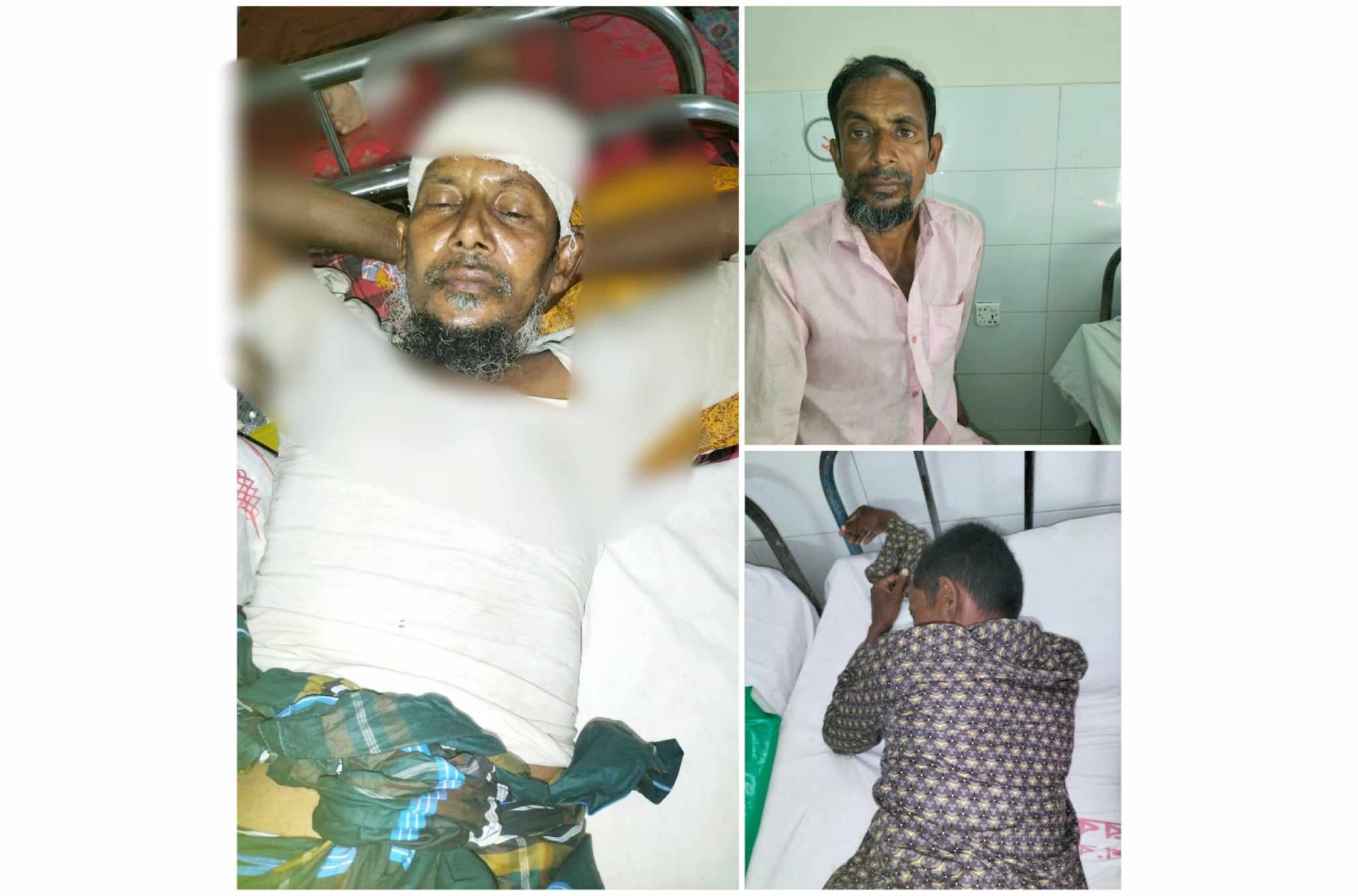 মেহেন্দিগঞ্জে তুচ্ছ ঘটনার জের ধরে  ৩ ভাইকে কুপিয়ে পিটিয়ে হত্যার চেষ্টা