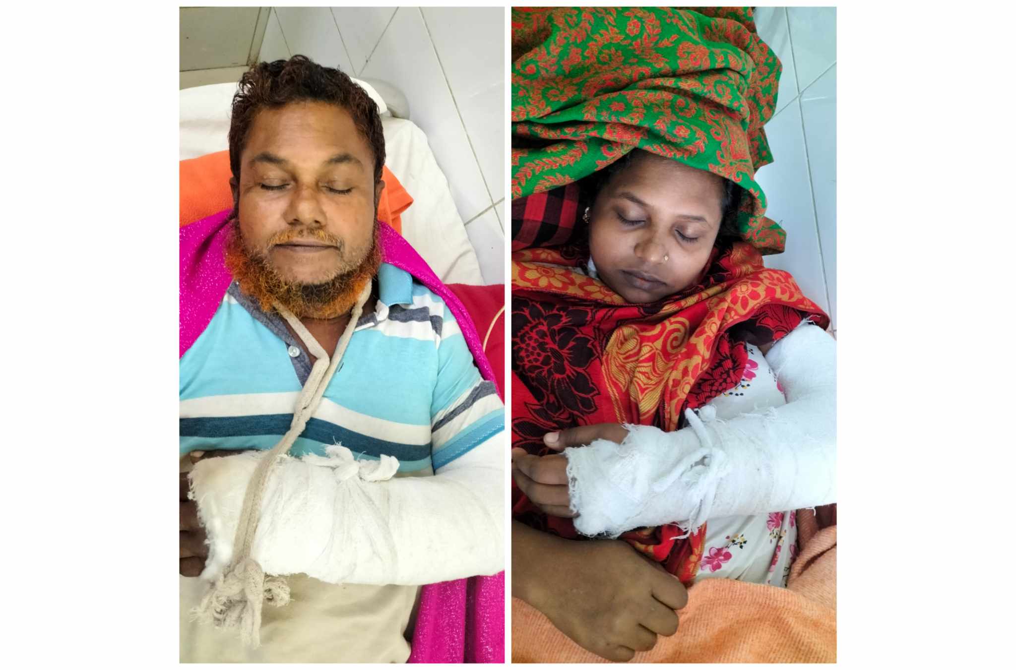 ভান্ডারিয়ায় মোবাইল চুরি নিয়ে দ্বন্দ্বে একই পরিবারের আহত ৩