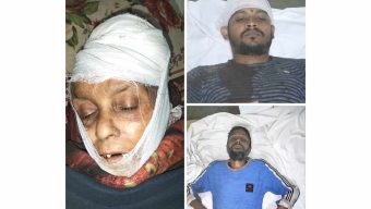 মঠবাড়িয়ায় জমি বিরোধের জের ধরে মা ও ছেলে সহ তিনজনকে কুপিয়ে জখমের অভিযোগ