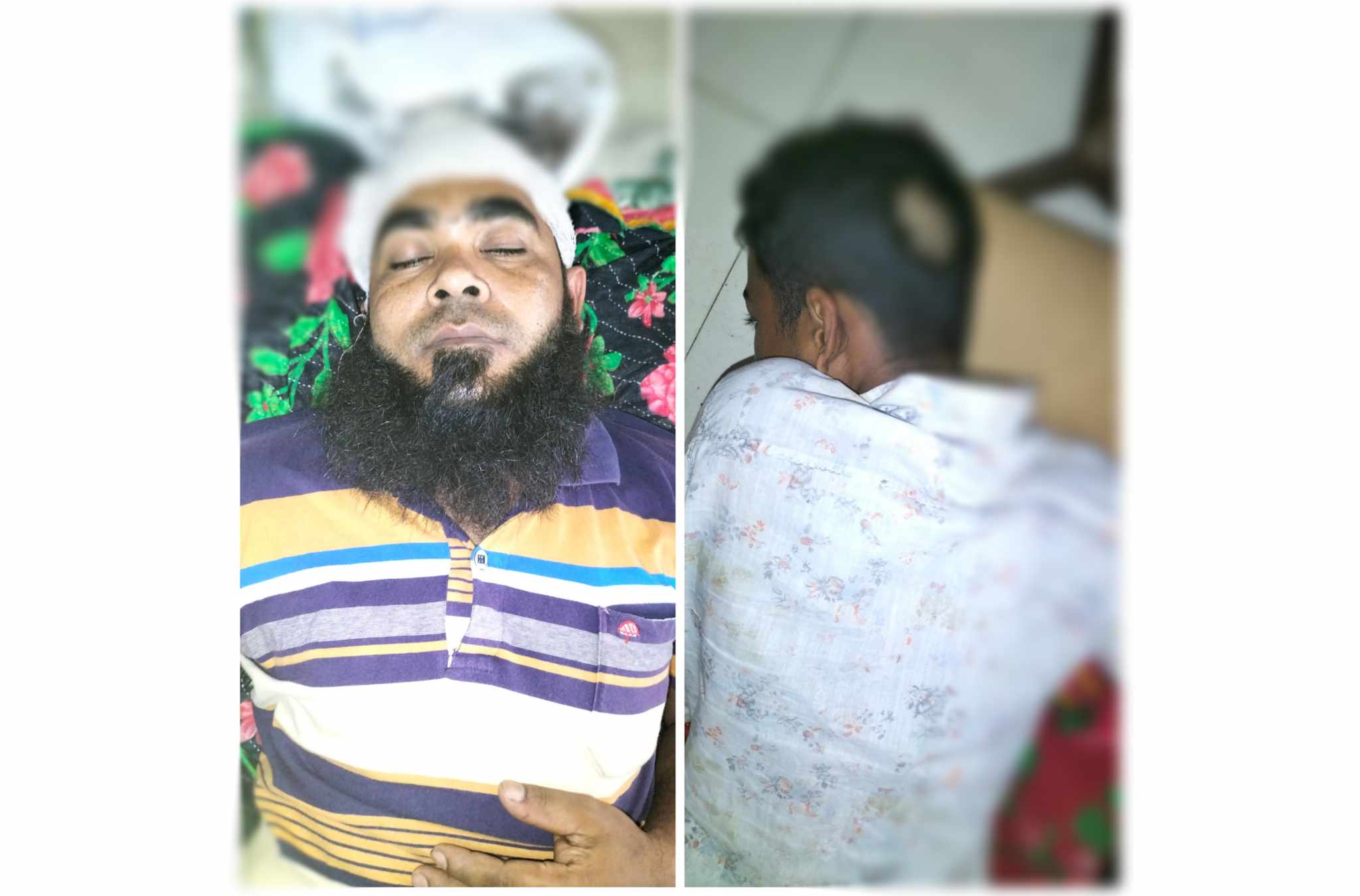 মসজিদে ইফতার বন্টন করা কে কেন্দ্র করে বাবা ও ছেলেকে হত্যার চেষ্টা কুপিয়ে জখম 