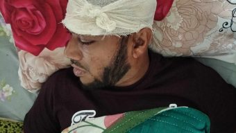 বরিশাল টুঙ্গীবাড়ীয়ায় পরিবহন ড্রাইভারকে পিটিয়ে আহত
