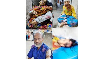 গ্রাম পুলিশসহ পরিবারের ৪ জনকে কুপিয়ে হত্যা চেষ্টা অভিযোগ