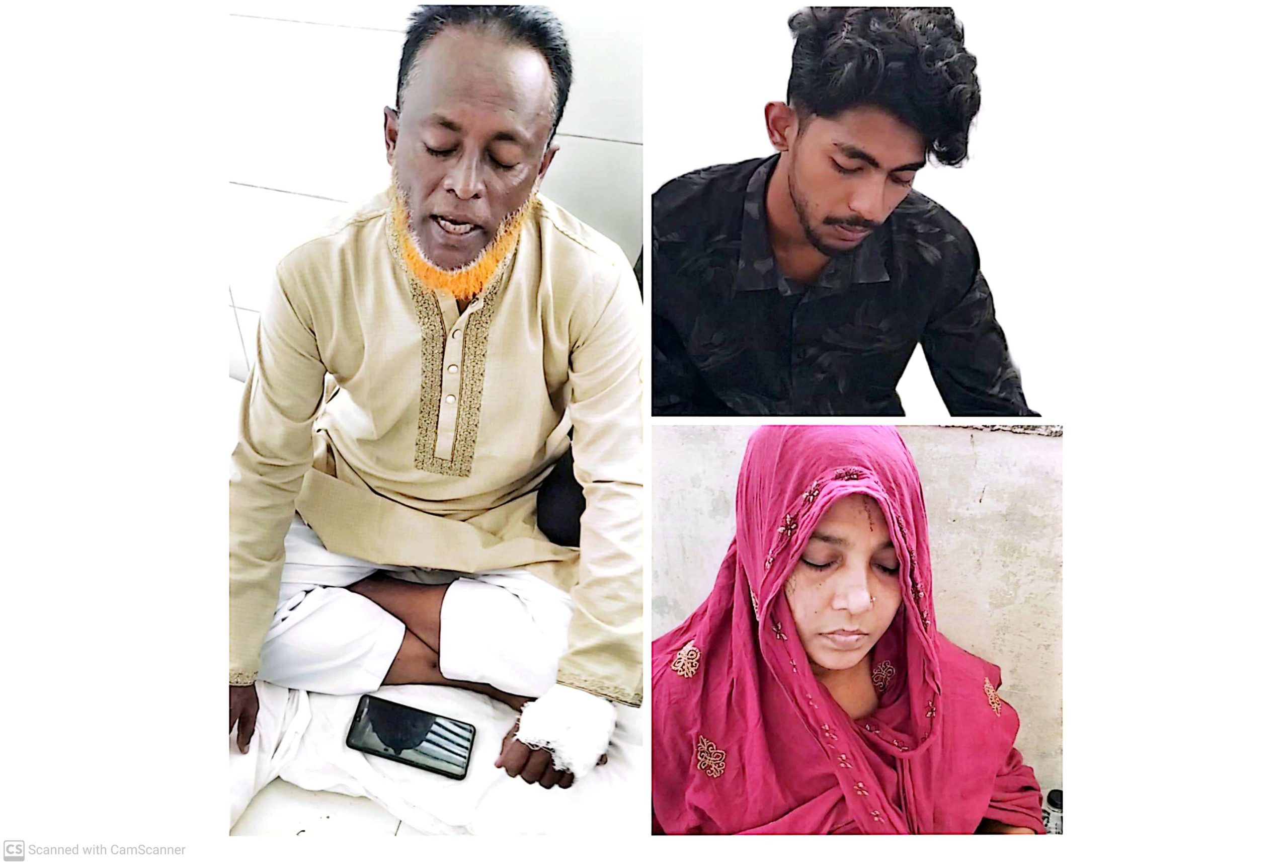 বরিশাল নগরীর কাজীপাড়া এলাকায় জমি নিয়ে সংঘর্ষে নারী, পুরুষ সহ আহত- ৩