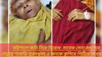মাধবপাশায় জমি নিয়ে বিরোধ: সাবেক সেনা সদস্যের নেতৃত্বে শাশুড়ি-পুত্রবধূসহ ৫ জনকে কুপিয়ে পিটিয়ে জখম
